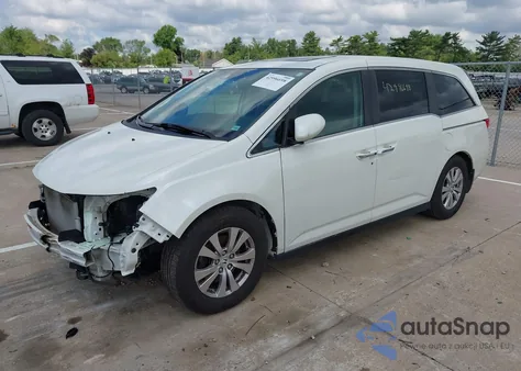 2014 Honda Odyssey Ex-L из США, поврежденный, VIN 5FNRL5H68EB067068